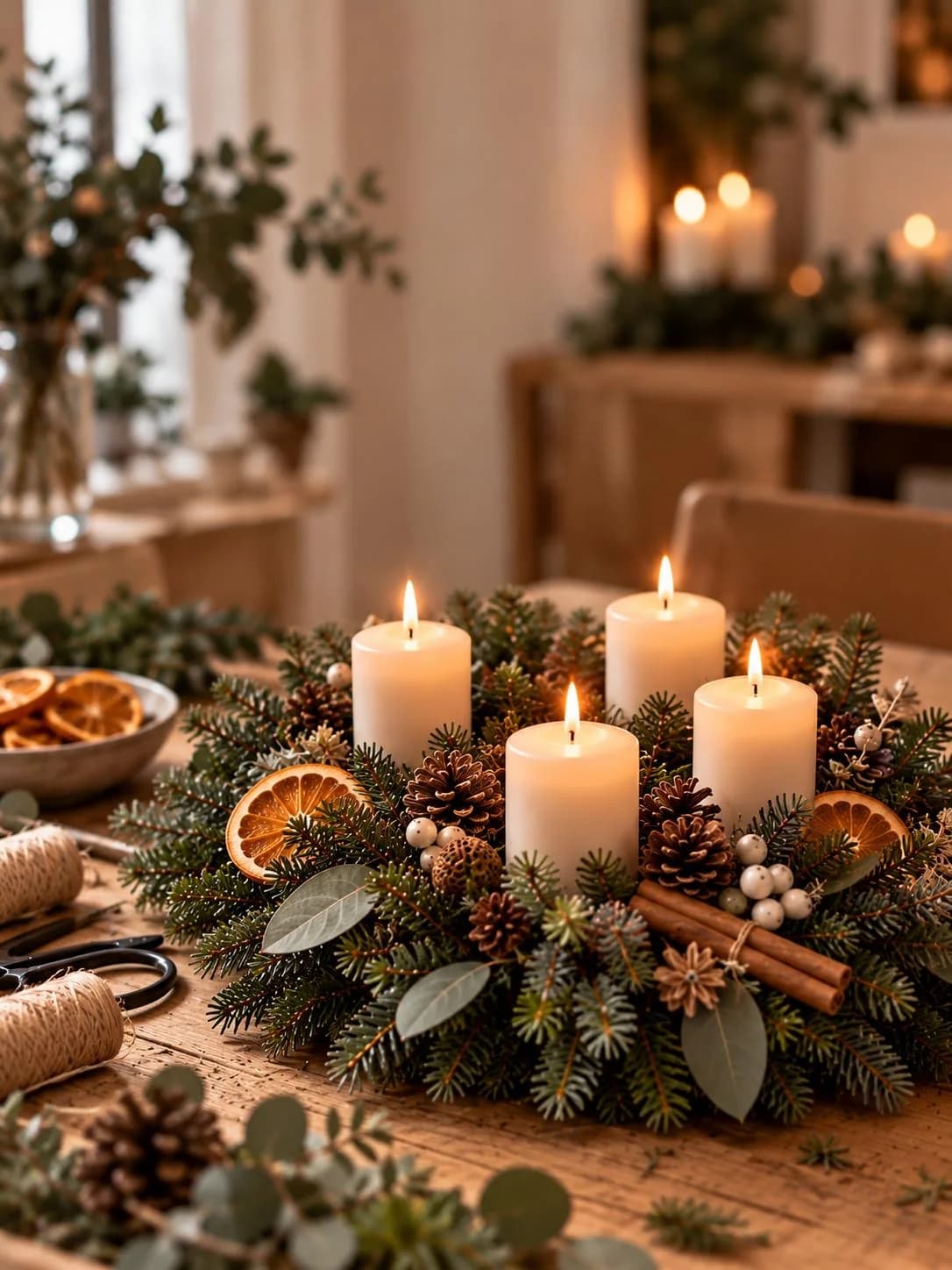 workshop: výroba adventních věnců